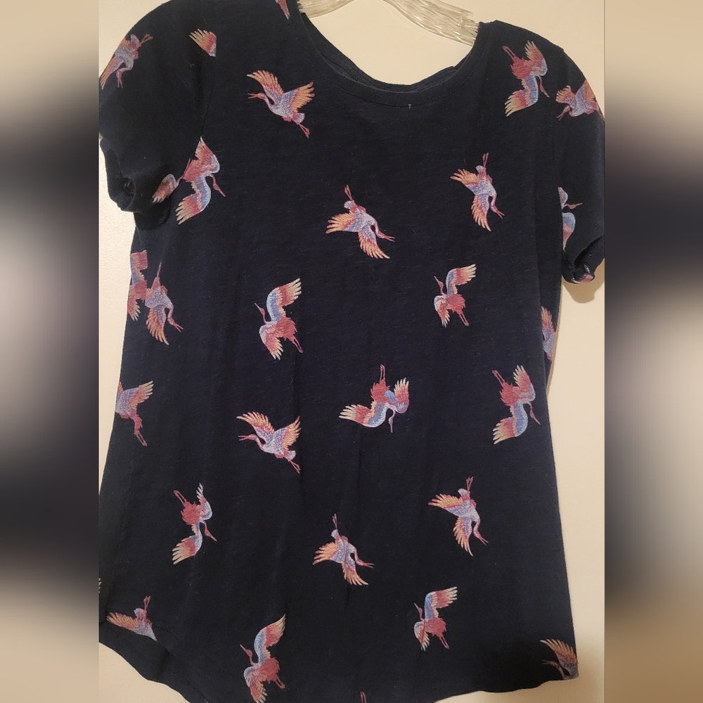 Women's Crane Print Top
